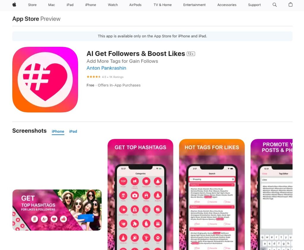 AI-Get-Followers-Boost-Likes-on-the-App-Store
